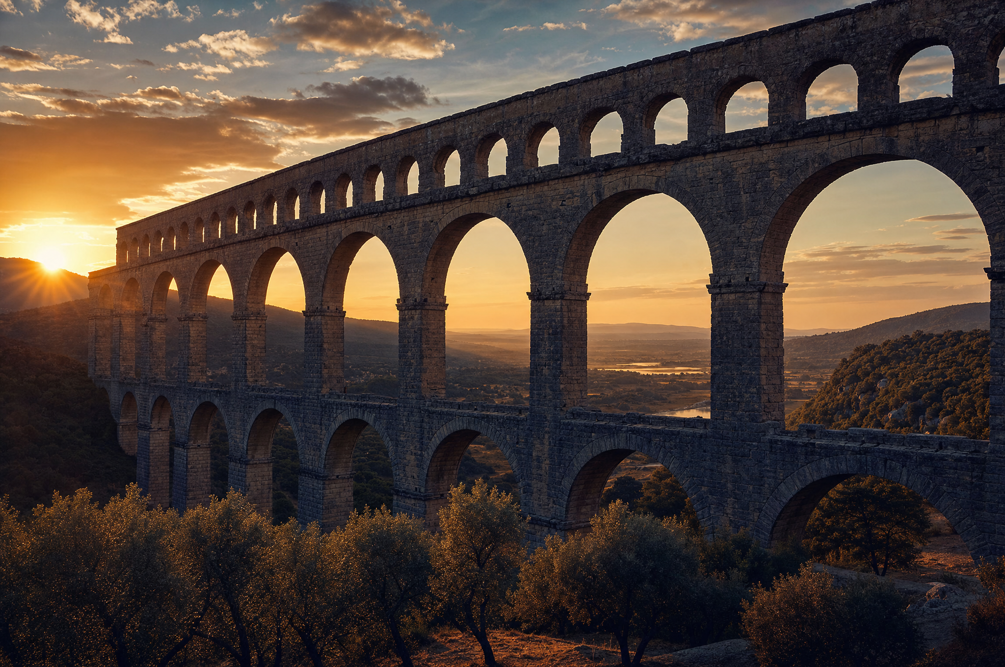Roman aqueduct